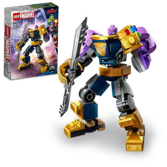 LEGO Marvel Thanos v robotskem oklepu (76242) - odprta embalaža
