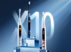 Oclean X10 električna sonična zobna ščetka, modra