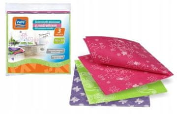 shumee Vpojne gospodinjske krpe s potiskom 38 x 38 cm 3 kos.