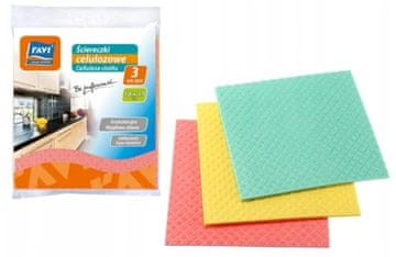 shumee Vpojne celulozne gobaste krpe 3 kos