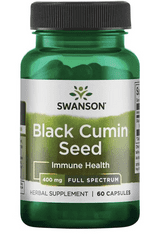 Swanson Seme črne kumine, 400 mg, 60 kapsul