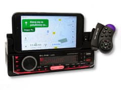 Blow Avtoradio AVH-8970, FM Radio, Bluetooth, 2x50W, aplikacija, držalo, MP3/USB/microSD/AUX-in, daljinec