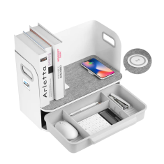 Ergo Office Namizni organizator s Qi polnilno postajo ER-441