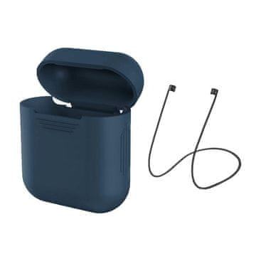 Northix Zaščitna torbica za Airpods - modra