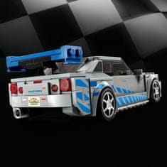 Speed ​​​​Champions 2 Fast 2 Furious Nissan Skyline GT-R igrača (R34)