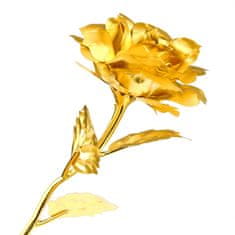 Northix Eternity Rose - zlata z zlatim pecljem 
