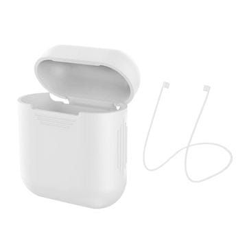 Northix Zaščitna torbica za Airpods - Bela