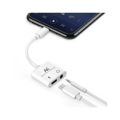 Maclean Adapter USB-C na USB-C PD + 3,5mm audio MCTV-848