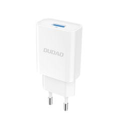 DUDAO EU USB 5V/2,4A QC3.0 Quick Charge 3.0 omrežni polnilnik bele barve (A3EU bela)