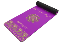 NANDAA Premium yoga podloga / blazina (Mandala Energy Spirit, Purple)