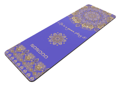 NANDAA Premium yoga podloga / blazina (Mandala Dream, Iris blue)