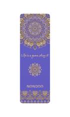 NANDAA Premium yoga podloga / blazina (Mandala Dream, Iris blue)