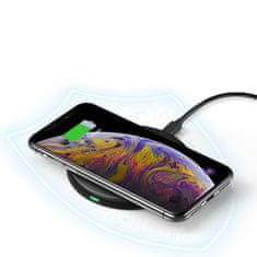 Choetech 15W brezžični polnilec Qi za telefonske slušalke črne barve (T527-F)