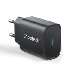 Choetech hitri polnilec USB tipa C 25W PPS PD črn (PD6003)