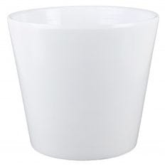 shumee Keramični cvetlični lonček, bel, 13 cm