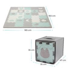 Kinderkraft LUNO SHAPES, zelena