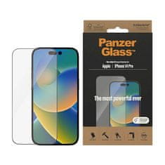 PanzerGlass Ultra-Wide Fit zaščitno steklo za iPhone 14 Pro, antibakterijsko