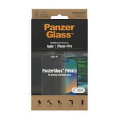 PanzerGlass Ultra-Wide Fit Privacy zaščitno steklo za iPhone 14 Pro, antibakterijsko
