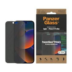 PanzerGlass Privacy zaščitno steklo za iPhone 14 Pro Max, antibakterijsko