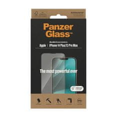 PanzerGlass Ultra-Wide Fit zaščitno steklo za iPhone 14 Plus/13 Pro Max, antibakterijsko