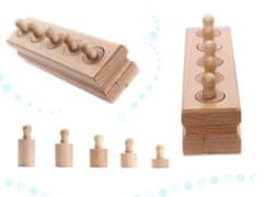 Aga Lesene valjaste uteži montessori sorter