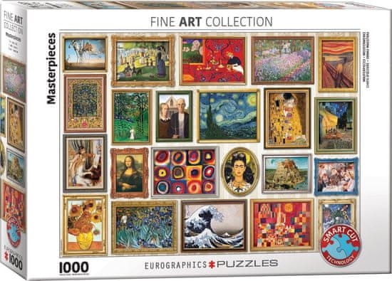 EuroGraphics Puzzle Kolaž: Čudovita umetnost 1000 kosov