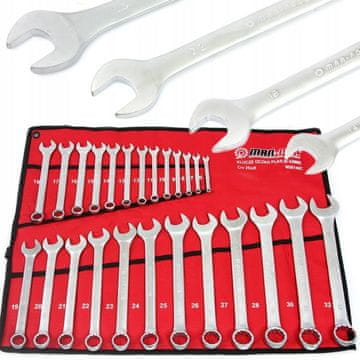 MAR-POL Ključi viličasti 6-32 mm, 25 kosov M58149C