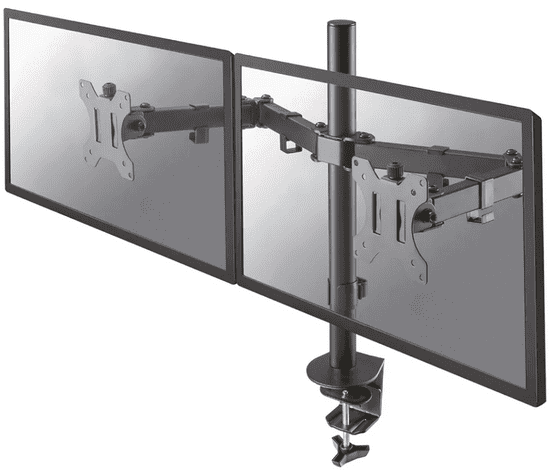 Neomounts FPMA-D550DBLACK nosilec za 2 monitorja do 81 cm, gibljivi, 8 kg