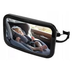 Northix Otroško ogledalo za zadnji sedež - Car Safety - črno 