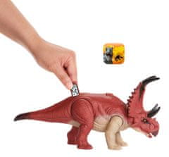Mattel Jurassic World dinozaver z divjim rjovenjem - Diabloceratops HLP14