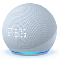 Alexa Echo Dot 5. generacija z uro - modra