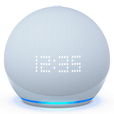 Amazon Alexa Echo Dot 5. generacija z uro - modra