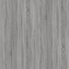 Vidaxl Omarica za pisalno mizo siva sonoma 40x49x75 cm inženirski les