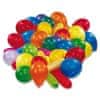 Napihljivi baloni - mešanica barv in oblik 20 kosov