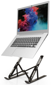 stojalo za prenosnik, do 39.6 cm, aluminij, zložljivo, prenosno (901107)