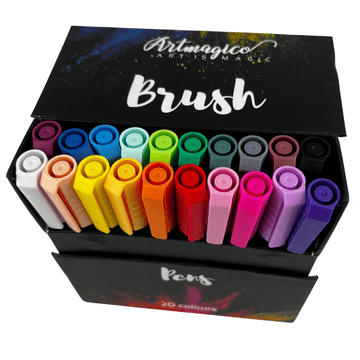 Artmagico Artmagico Brush pens komplet 20 kosov