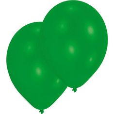 Amscan 10 kosov Latex baloni zeleni 27,5cm -