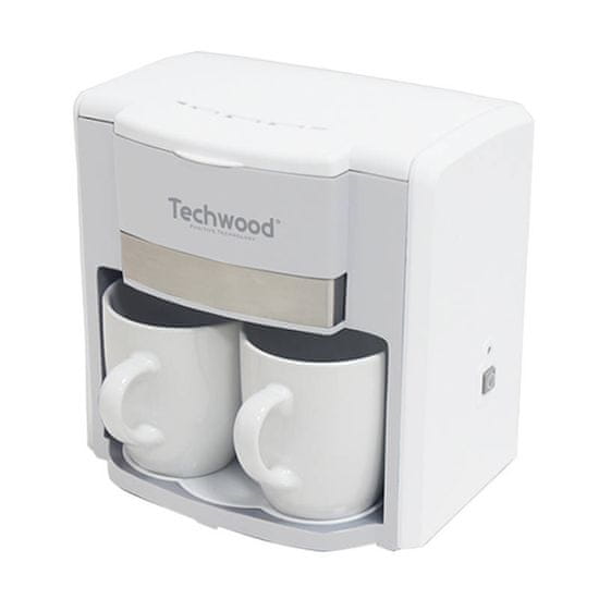 Techwood aparat za kavo s filtrom za 2 skodelici (črn)