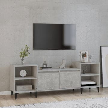 Vidaxl vidaXL TV omarica betonsko siva 160x35x55 cm