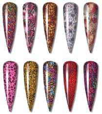 shumee FOLIJA ZA PRENOS 10 cm x 4 cm LEOPARDJI PIKASTI GEPARD
