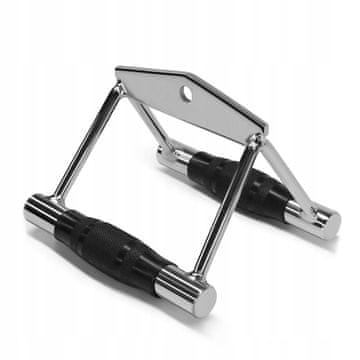 shumee Jeklen dvojni V-ročaj, ročaj za vadbo