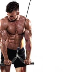 TOJATO Jekleni ravni V-ročaj za vadbo lat pulldown