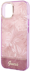 Guess Jungle ovitek za iPhone 14 Plus, roza (GUHCP14MHGJGHP)