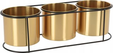 shumee Zlato stojalo za rože za 3 lončke 46 cm