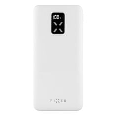 FIXED FIXZEN-10-WH Zen 10 prenosna polnilna baterija z zaslonom in PD izhodom, 10000 mAh, bela