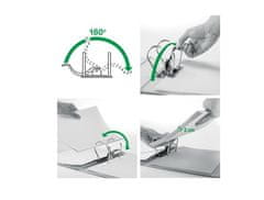 Leitz Mobilno vezivo 180° Active STYLE, 50 mm, granatno rdeče barve