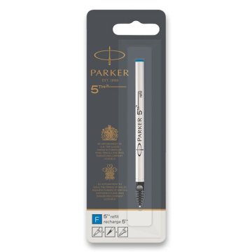 Parker Polnilo 5TH, F, blister - modro