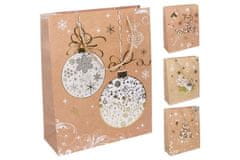 Darilna vrečka L 30x41,5x12 cm Božič