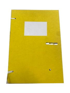 Patentna arhivska mapa / herbarij rumena