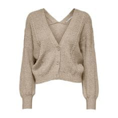 ONLY Ženski pulover ONLKATIA 15246045 Beige (Velikost M)